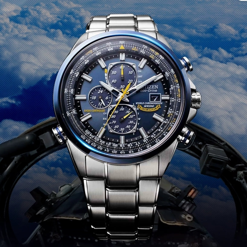 Montre suisse homme blue angel