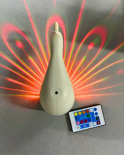 Lampe murale LED Paon – Projection décorative pour la maison