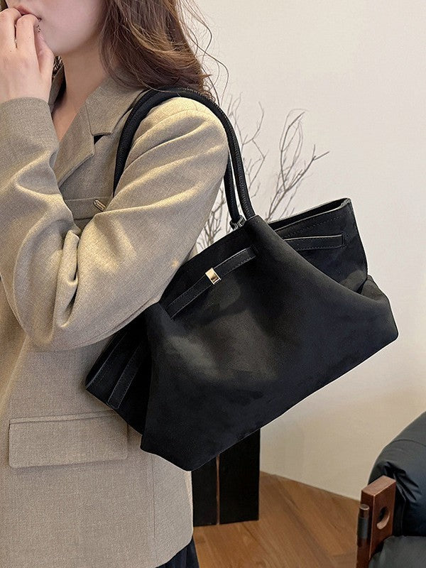 Sac Cabas en Daim pour Femme –Tout Élégant en Daim Souple