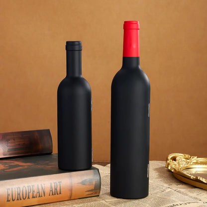Set Décapsuleur de Bouteilles de Vin en Acier Inoxydable