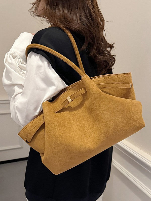 Sac Cabas en Daim pour Femme –Tout Élégant en Daim Souple