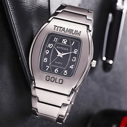 MONTRE LUXE TITANIUM GOLD