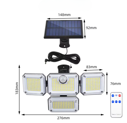 Lampe solaire extérieure avec détecteur de mouvement