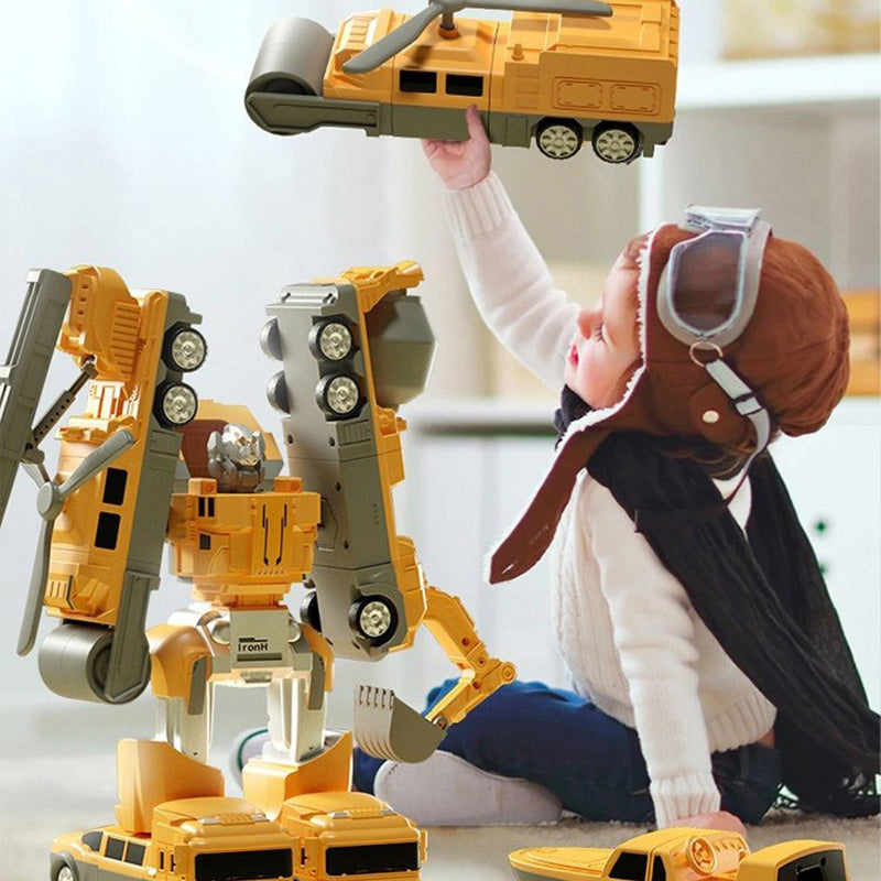 Jouets magnétiques à assembler – Jouet d’ingénierie et de transformation